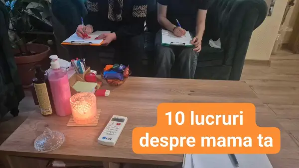 10 lucruri. Asta le-am cerut în această ședință— atât mamei, cât și fiicei.